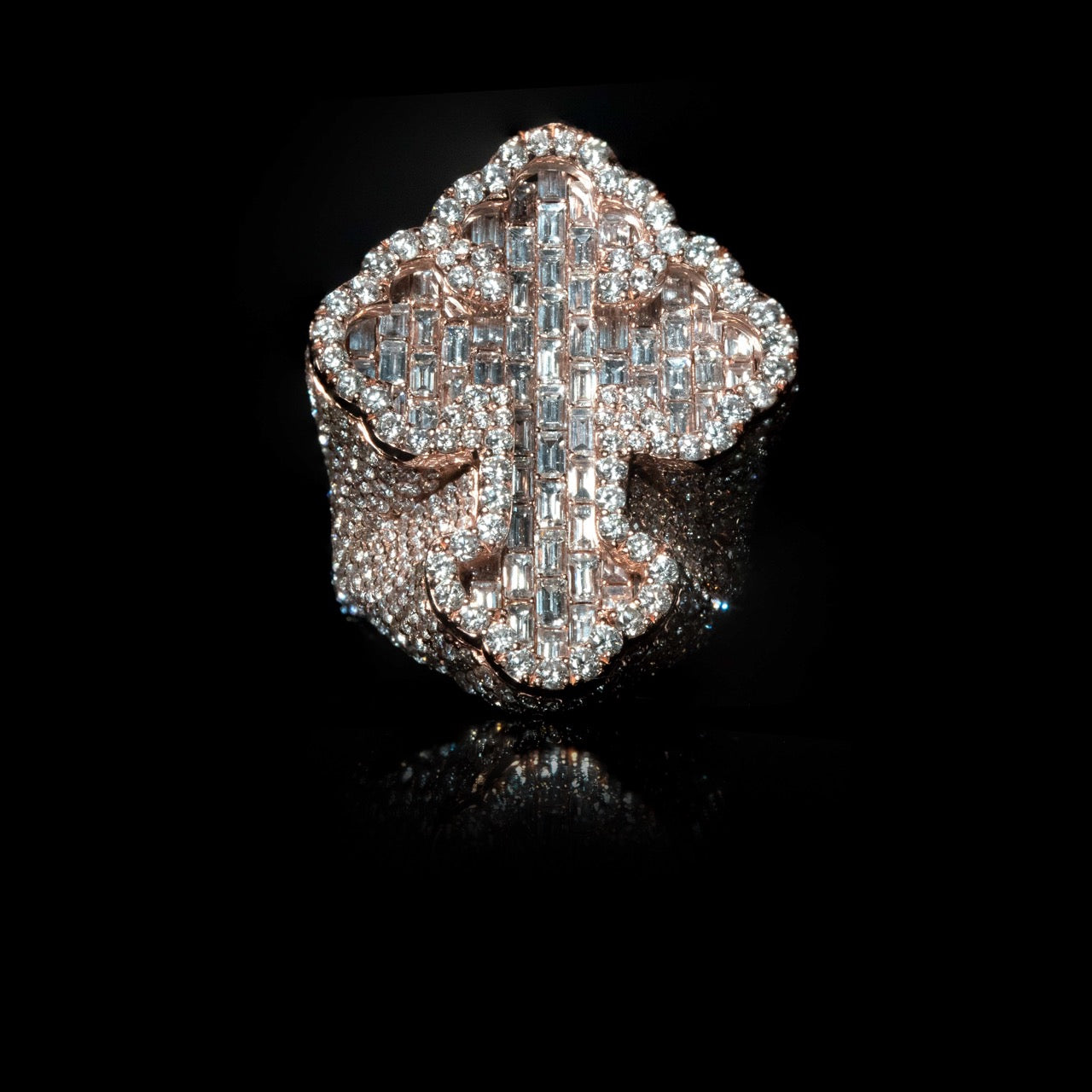 Cross Diamomd Ring