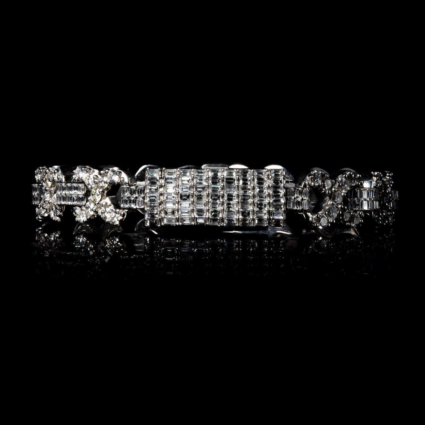 Infinity Link Diamond Bracelet