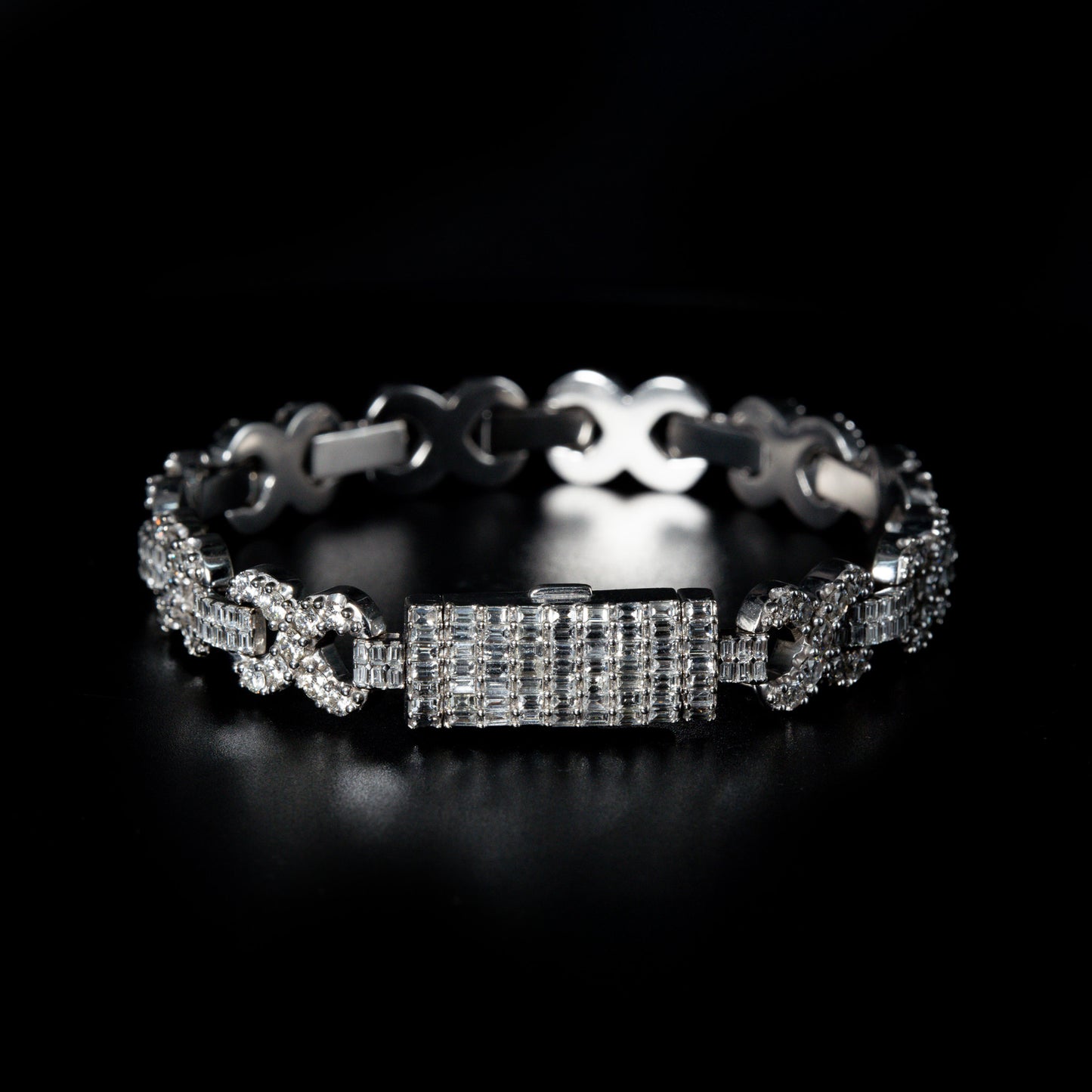 Infinity Link Diamond Bracelet