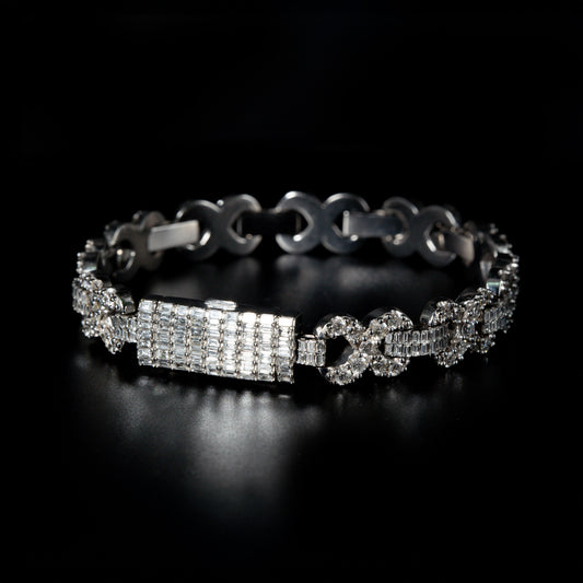 Infinity Link Diamond Bracelet